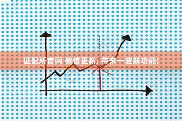 证配所官网 微信更新, 带来一波新功能!
